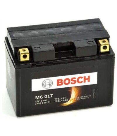 AKÜ: Bosch M6017 12V 11Ah AGM  YTZ14S-BS Motosiklet Aküsü