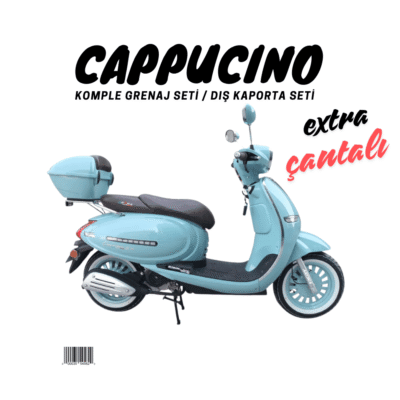 Arora Cappucino Turkuaz 50cc ve 125cc Grenaj Seti 21 Parca + Çantalı