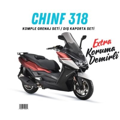 Arora CHINF 318 Gün Batımı Kırmızısı Grenaj Seti 21 Parça